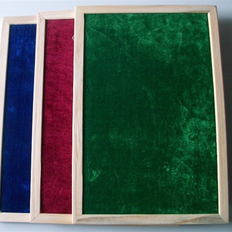 木框彩色包绒布软木板留言板5x0*70cm展示看板 图钉板照片背景墙