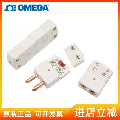圆插针标准型热电偶连接器插头插座OSTW-U-M/F美国原装进口OMEGA