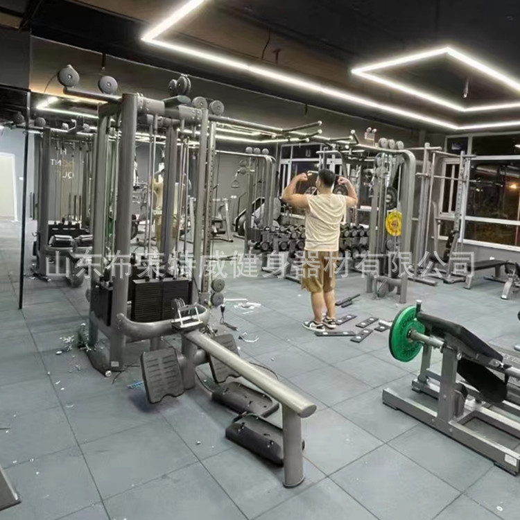 健身房健身工作室商用健身器材太空器械五人站大飞鸟高拉背低拉背