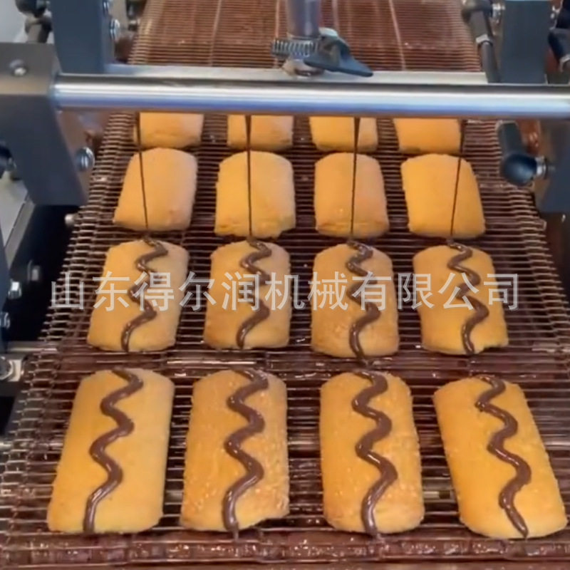 面包饼干巧克力涂层机 推拉式料斗 循环加热保温 裹鸡蛋液上浆机