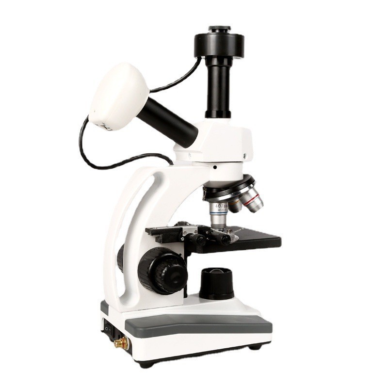 高清单目TV 显微镜 7寸屏 科研实验学生生物教学用显微镜 成人