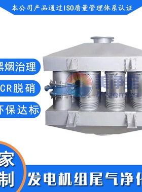 1000KW上柴发电机组DPF颗粒捕集器柴油机黑烟拦截设备