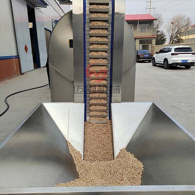 迈创鹰嘴豆连续式炒制机器 炒黄豆电磁滚筒炒货机 大型流水线机器