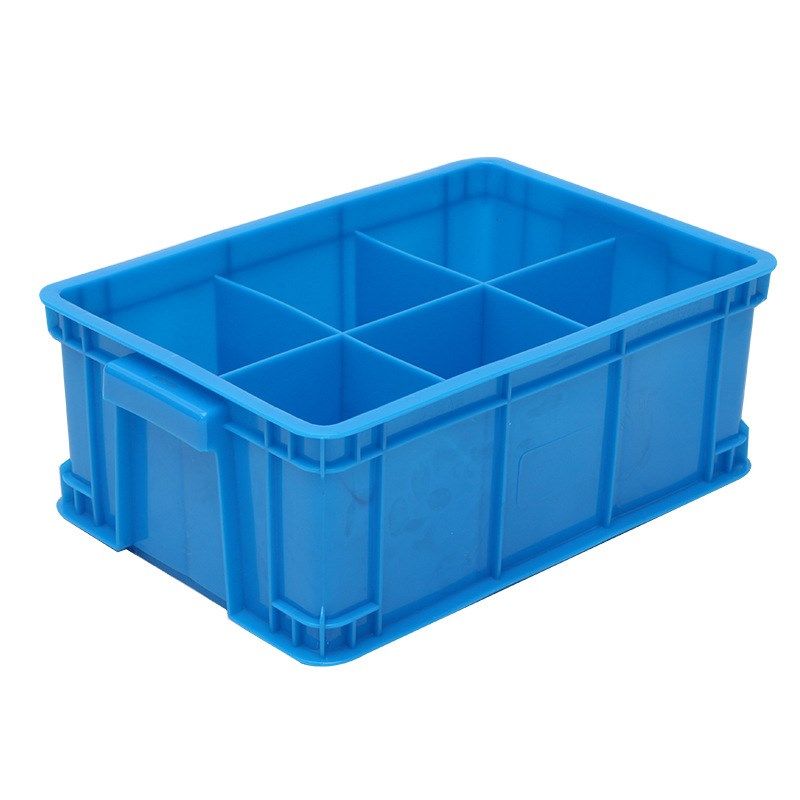 六格箱螺丝收纳盒多格工具配件周转箱塑料格子箱物料分类整理胶箱