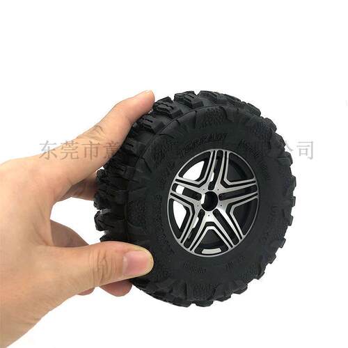 1/10 2.2寸胎皮攀爬车轮胎AXIAL KM2 scx10 TRX4 120mm龙爪胎