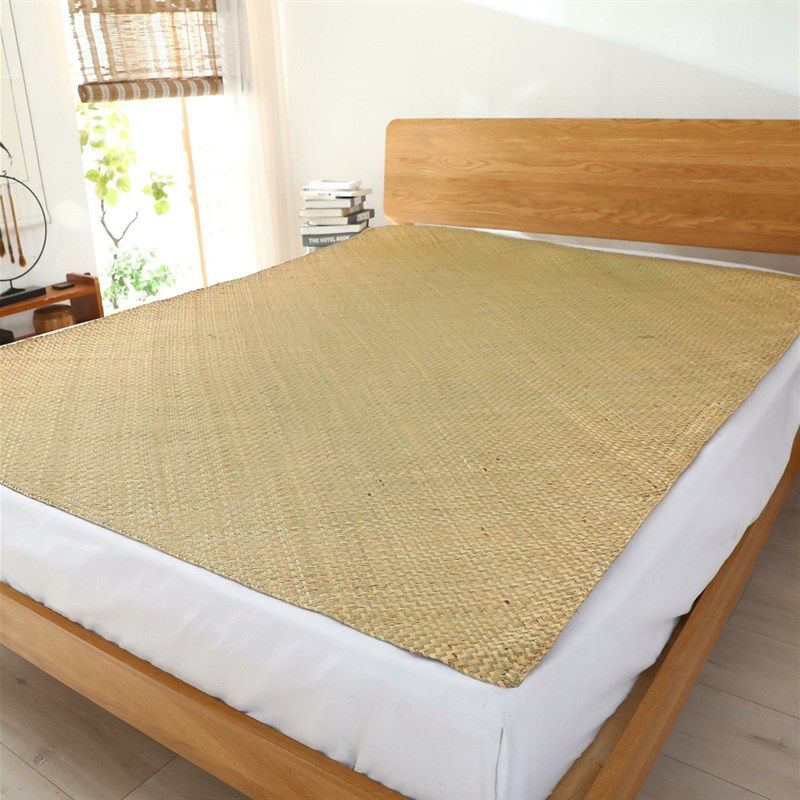 新款双人床纯手工编织竹藤凉席夏天双面竹凉席磨光碳化席子,床上用品,竹席,淘宝优惠券,粉丝福利购,淘宝优惠卷