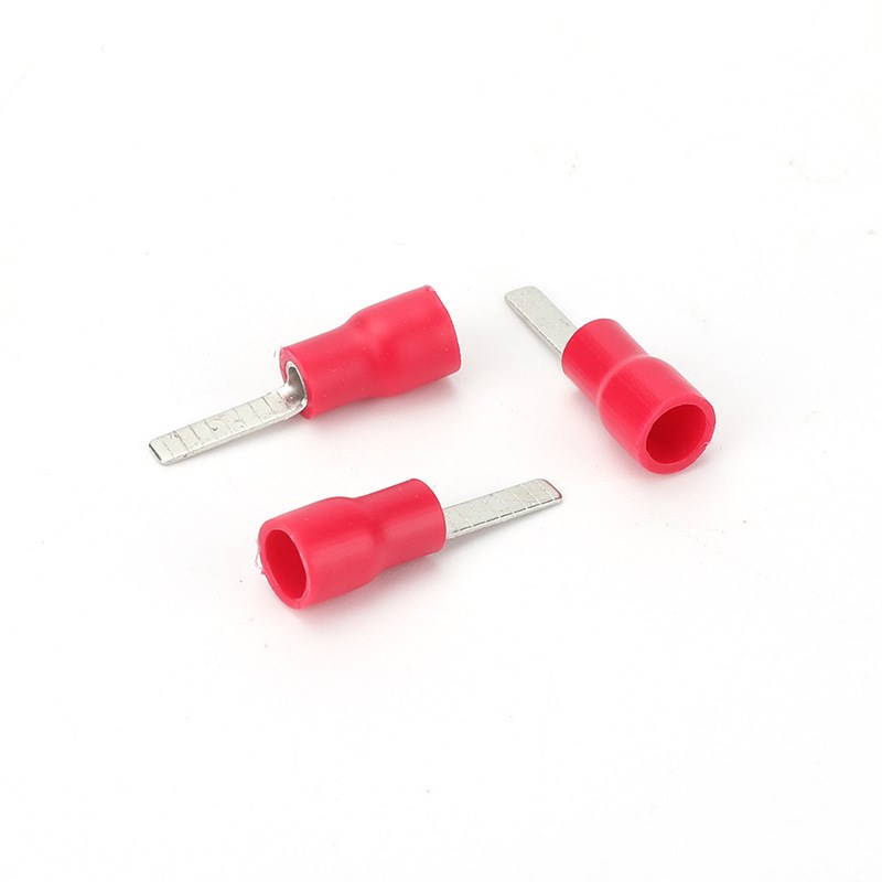 DBV5-14冷压插针片接线耳压线铜鼻端子片型接线端子铜对插片插针