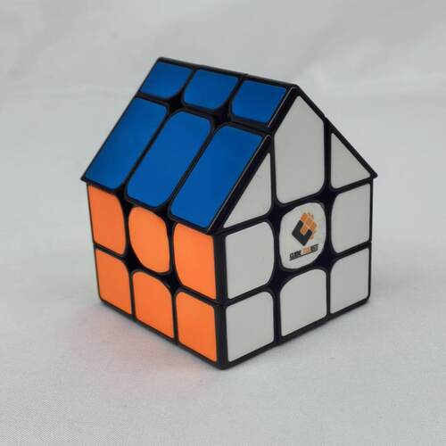 梯色房子魔方三阶变型魔方彩色瓷片版 3X3 Magic House Cube