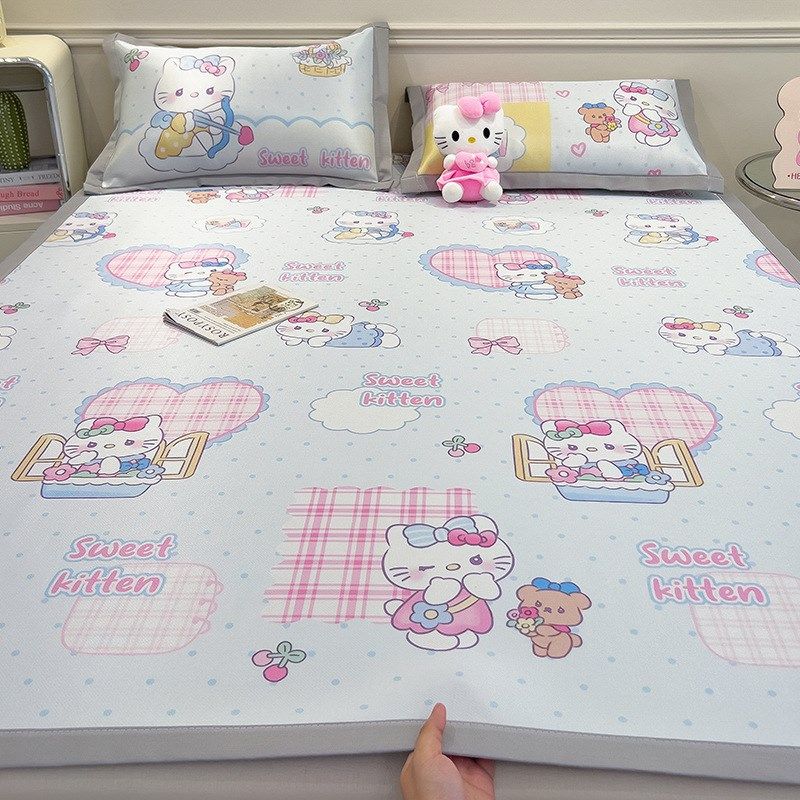 夏季凉感冰丝床单单件2025新款凉席宿舍单人被单可机洗水洗软席子,床上用品,冰丝席,淘宝优惠券,粉丝福利购,淘宝优惠卷