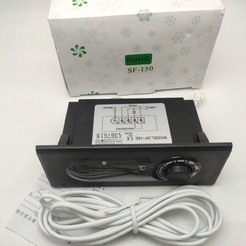 橱柜冷柜电子数字显示温控器手动调节SF-150冰柜温度控制器冰箱温