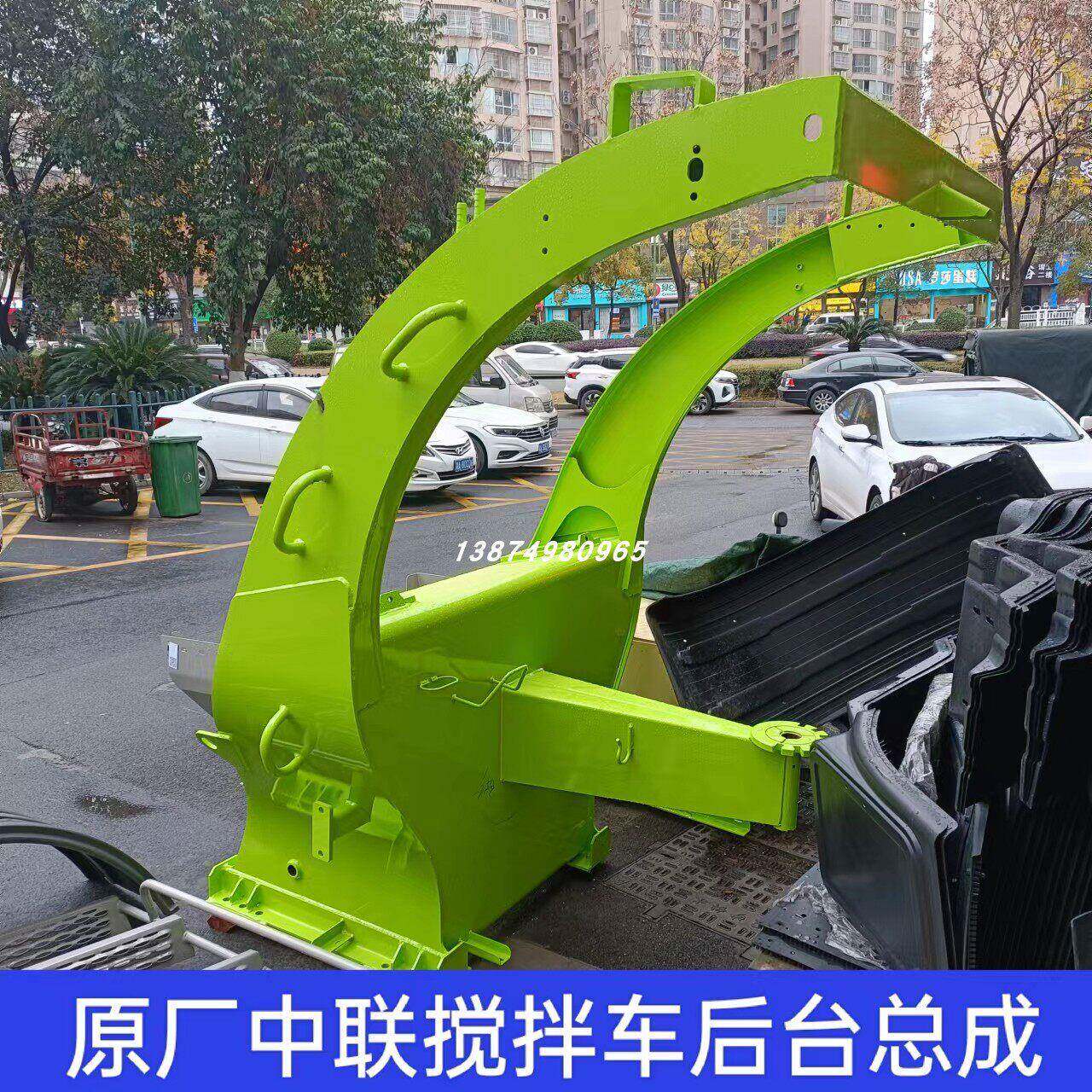 原装中联重科搅拌车配件前后台总成支撑弯臂进卸料斗爬楼梯挡泥板
