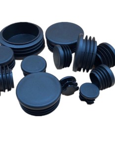 不锈钢管圆管堵头铁管镀锌管圆形盖帽内塞塑料堵盖闷头管子装饰盖