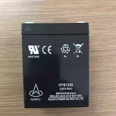 HUANYU环宇蓄电池 HYS1230 12V3AH监护仪 仪器仪表 应急电源电瓶