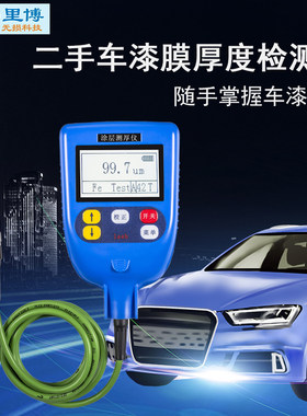 重庆里博漆膜测厚仪涂层测厚仪二手车漆专用测厚仪镀锌层磁阻法