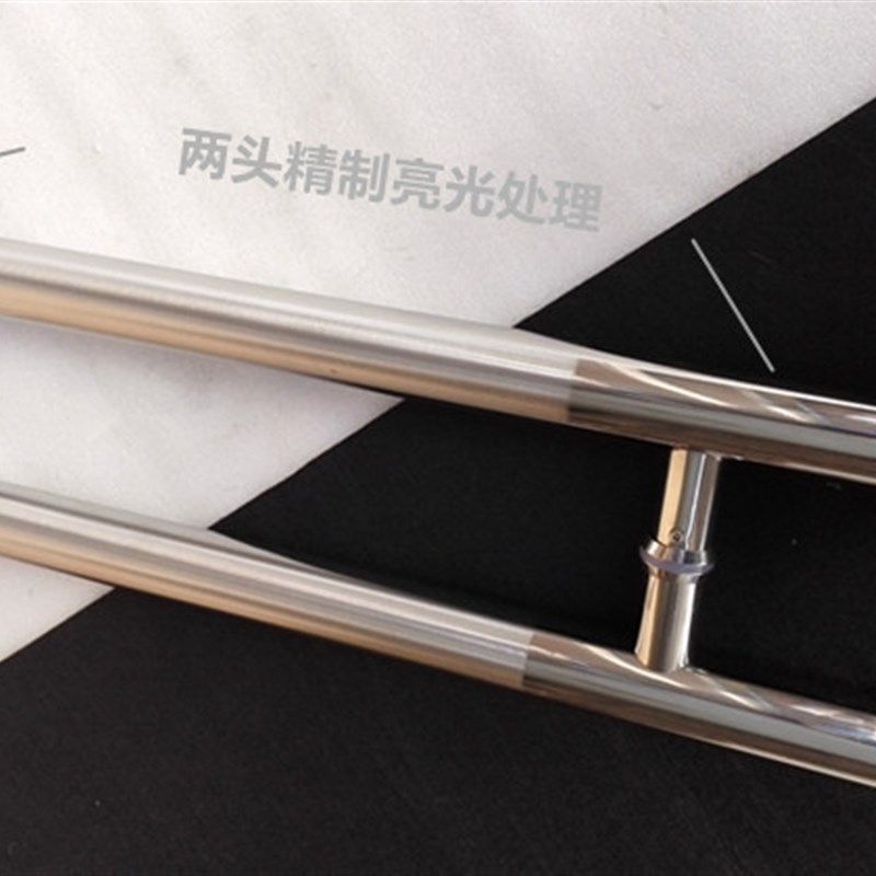 现代简约 玻璃木移推拉大门拉手 不锈钢管五金铝合金防盗把手精品