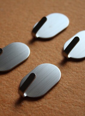 日本komeki不锈钢挂钩门后强力粘钩简约金属卫生间挂钩