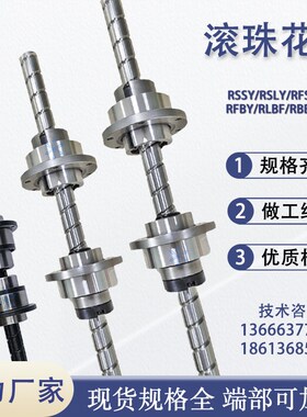 RLSF/RLBF16 20 25 32 40 50旋转式滚珠花键螺杆RFBY RSLY RBLY