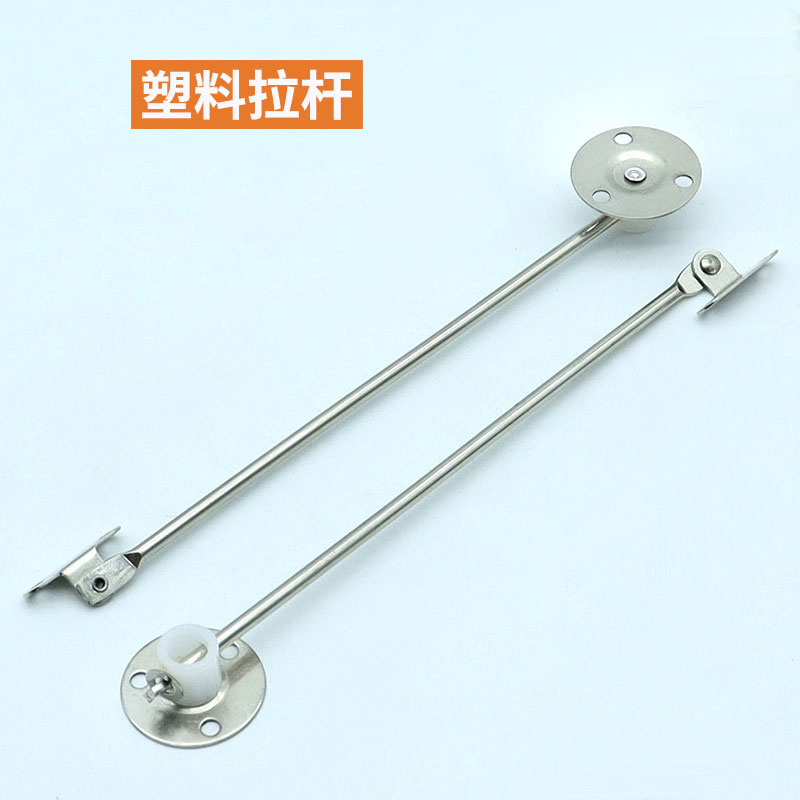 橱柜新款塑料圆头拉杆柜门支撑杆液压撑杆气弹簧气动杆支撑