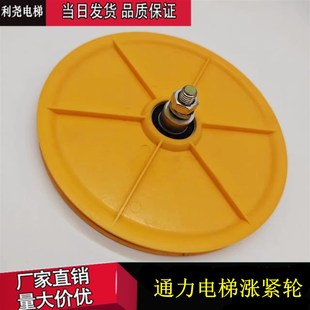 电梯配件6004适用通力 大黄盘 电梯涨紧轮直径215mm 大黄轮