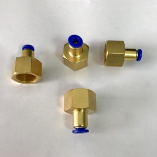 压力表快插接头 1.5 m20x1.5 螺纹m20 接外径6mm气管 快接接头