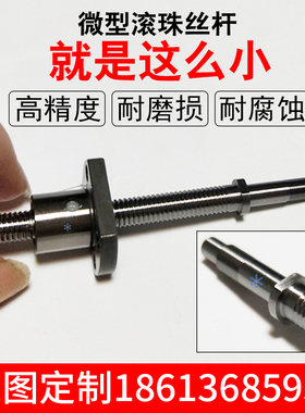 滚珠丝杆0401 0501 0502 0601.5 0602 0602.5 0603 0604 0606丝杠