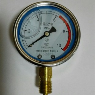 直径60mm 径向 m14X1.5 规格齐全 10mpa MC无锡产耐震压力表
