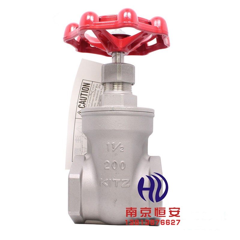 KITZ闸阀北泽UEL不锈钢螺纹丝口手动闸阀DN15 DN20 DN25 DN32DN40