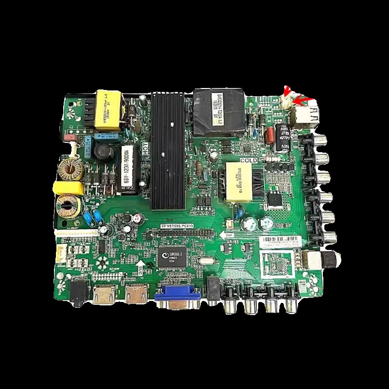 测试好50寸组装机TP.VST59S.PC815三合一液晶电视机主板 配各种屏