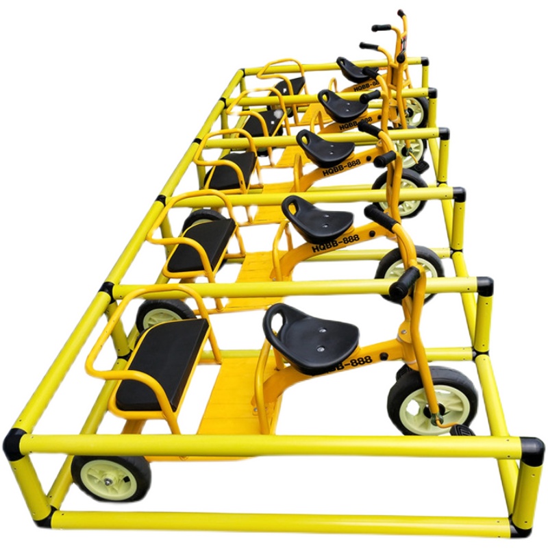 幼儿园停车位收纳架三轮自行车架户外儿童玩具脚踏平衡车存放架子