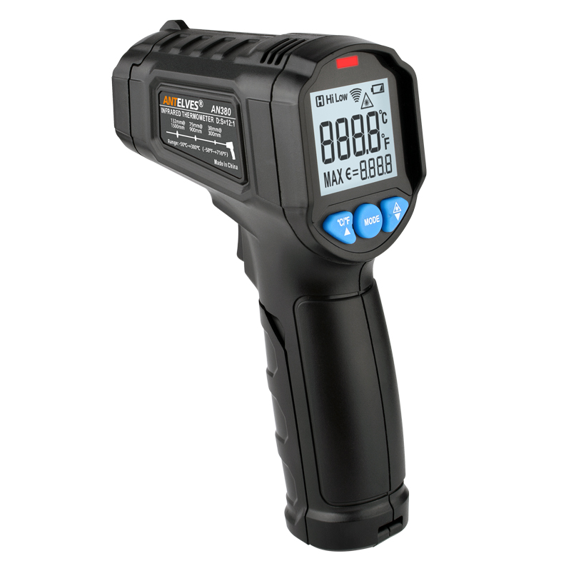 红外线测温仪高精度温度计烘焙油温枪家用厨房水温测量工业测温枪