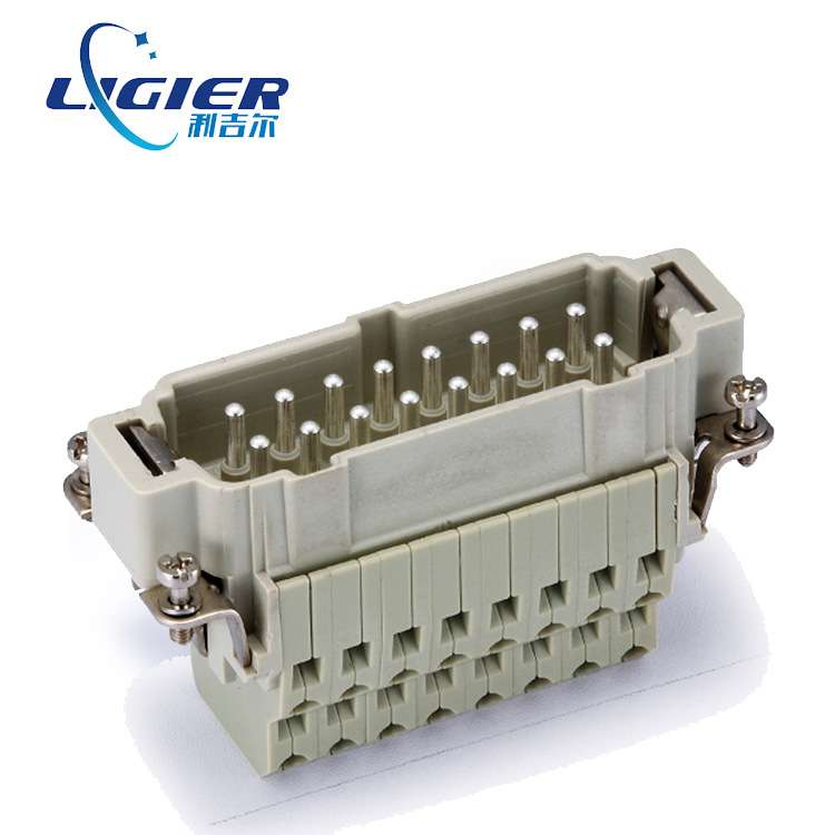 供应唯恩WAIN HE-016-MSS重载连接器 16芯 16A500V连接器