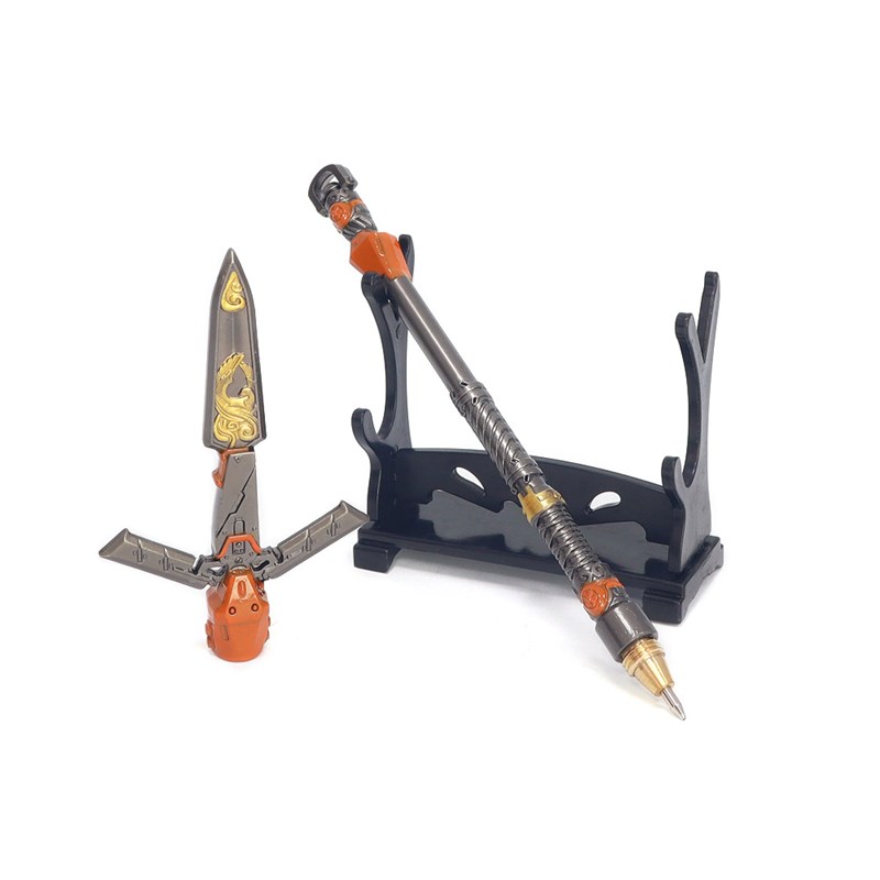 APEX英雄游戏周边传家宝瓦尔基里签字笔22CM全金属工艺品摆件模型