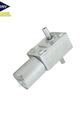 ZGY370大扭矩马达自锁力齿轮涡轮蜗杆24v直流减速电机12V低速电机