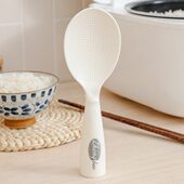 家用日式 饭勺盛饭勺电饭煲不粘米饭勺塑料打饭勺子 不粘饭勺可立式