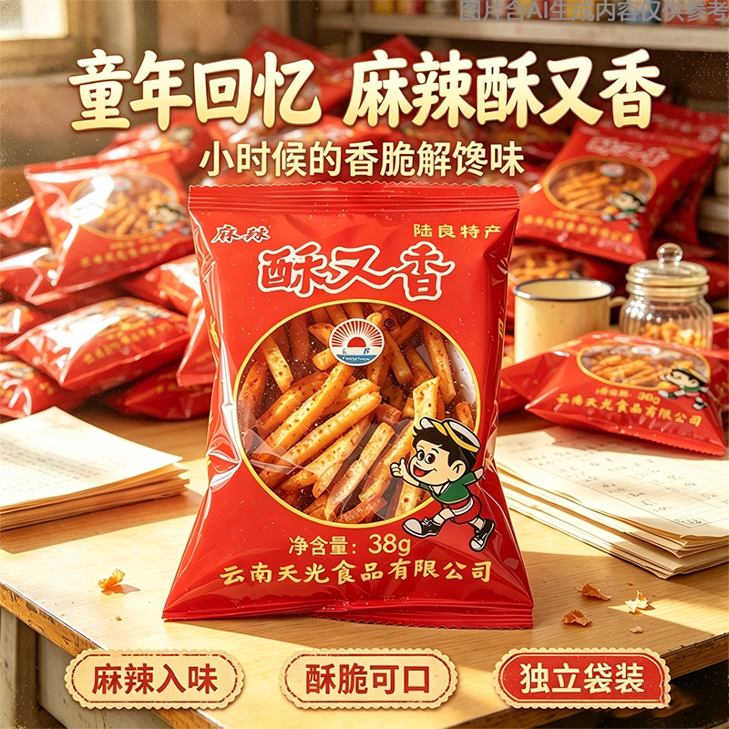 酥又香土豆片番茄多口味麻辣椒盐薯片土豆片云南休闲零食土豆丝