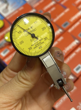 杠杆百分表小较表较表仔0-0.08配磁性万向表座机械指示表513-404C