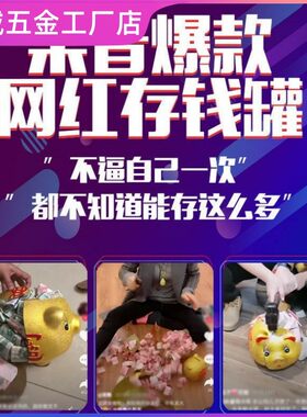 十二生肖猪猪小金猪存钱罐大号超大只存不取陶瓷款巨型纸币储钱罐