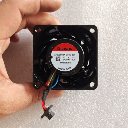 XF6038BX-Q02C-S9l SUNON 6038建准 12V 37.20W 金属散热风扇6CM