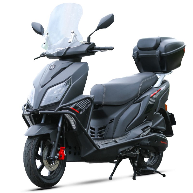 车国四电喷UY125摩托车水冷150cc轻便燃油助力踏板代步摩托车