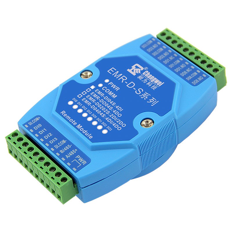4路开关量输入模块 开关量转485 隔离通讯 RTU 抗干扰能力强DI04S