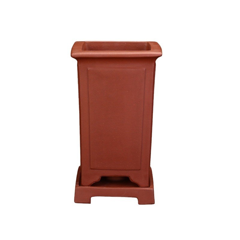 陶瓷紫砂兰花盆室内清雅花盆四方兰花盆兰花盆景花盆