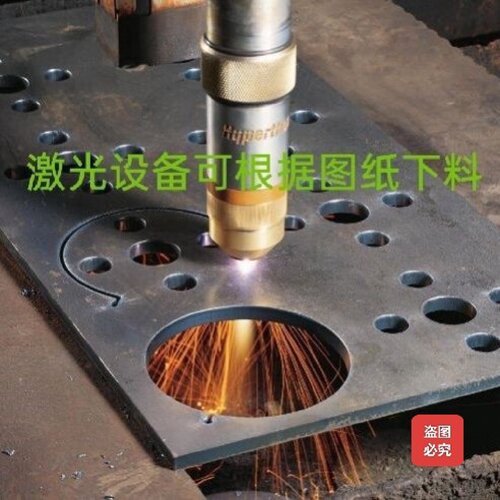 q235钢板激光切割预埋钢板加固劲板定制q355锰板钢结构连接板异形