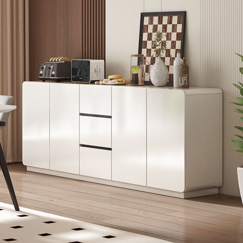 轻奢烤漆餐边柜一体靠墙客厅茶水柜大容量储物柜厨房家用置物柜