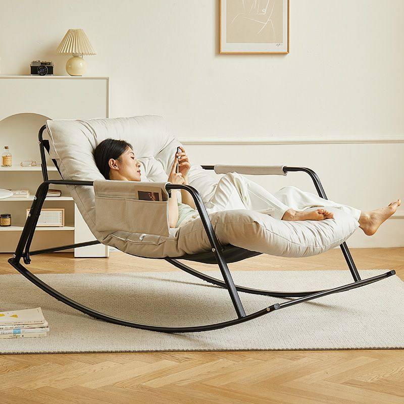 家用摇摇椅懒人椅子客厅双人逍遥椅卧室摇椅沙发阳台躺椅舒适可躺
