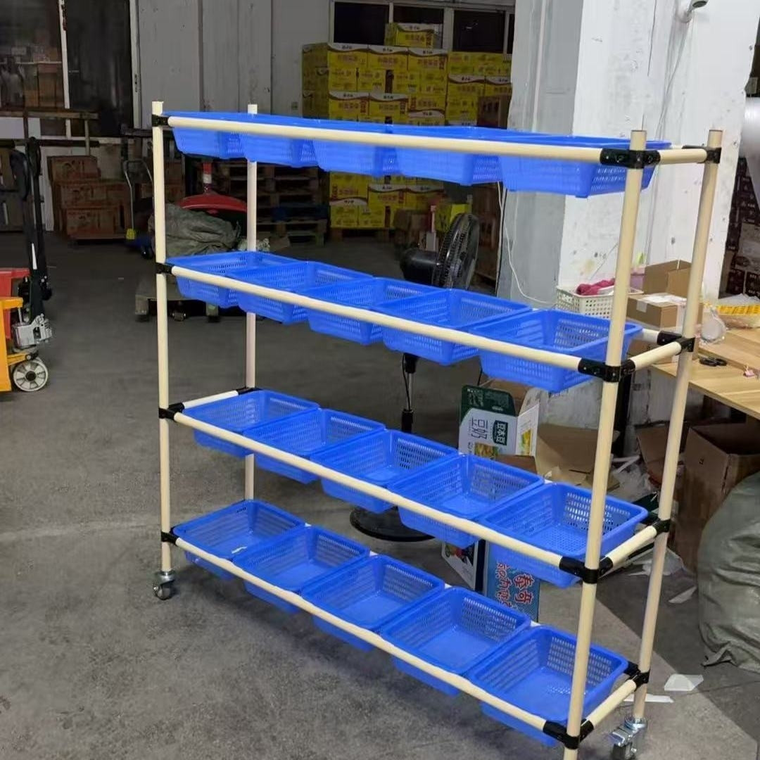 厂家直销精益管分拣车云仓拣货车移动货架电商分拣车电商拣货车图片