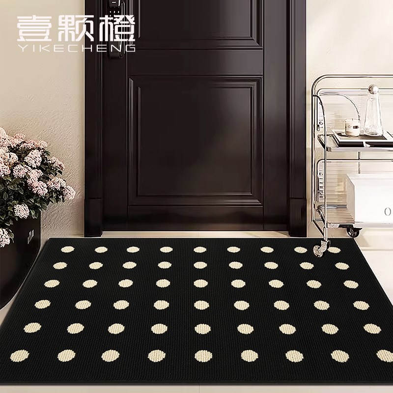 法式入户门玄关地垫进门复古垫子家用防滑耐脏脚垫高级感门口门垫