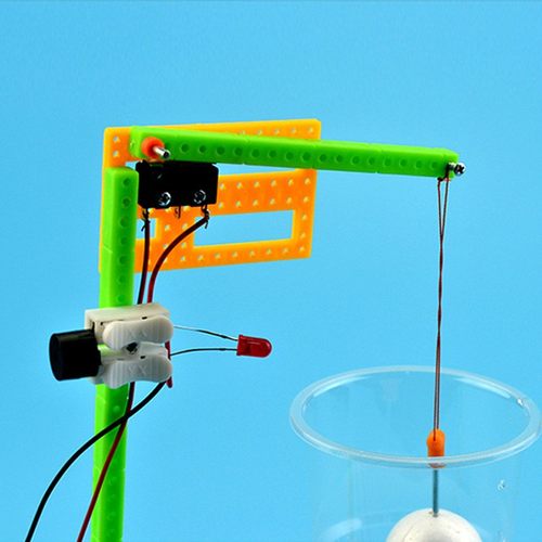 儿童AM玩具教具自动水位报警器DIY科学小制作感应电路触发实验