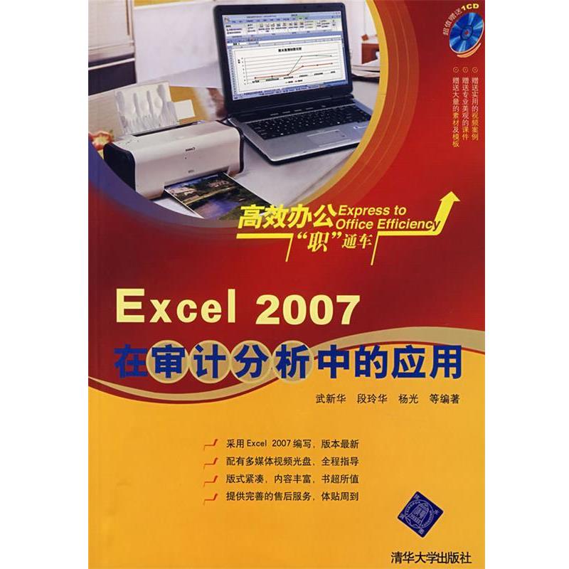 【正版书籍】 Excel 2007 在审计分析中的应用 武新华,段玲华,杨光 等编著 清华大学出版社