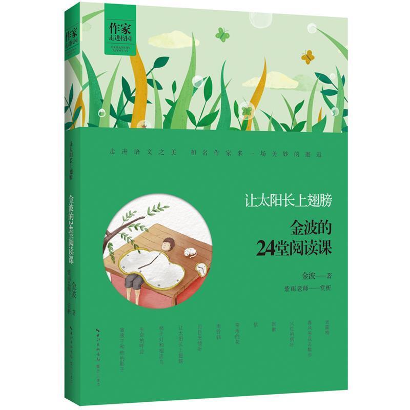【正版书籍】 让太阳长上翅膀-金波的24堂阅读课 金波
