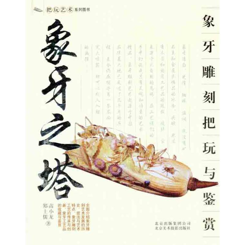 【正版书籍】 象牙雕刻把玩与鉴赏把玩艺术系列图书 高小龙 郑士儒 北京美术摄影出版社